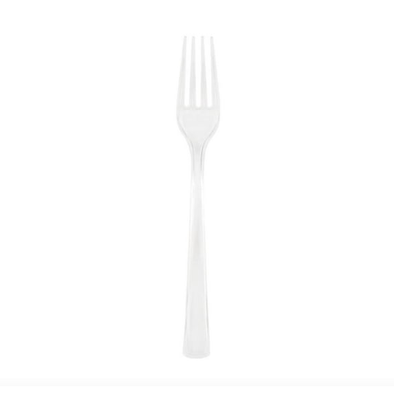 Unique Industries 39481 New Clear Plastic Forks, 18 Count