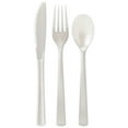 thumbnail image 1 of Unique Industries 39506 NEW Silver Plastic Silverware Set for 6 Guests (18 Pieces), 1 of 3