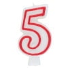 Number 5 Birthday Candle