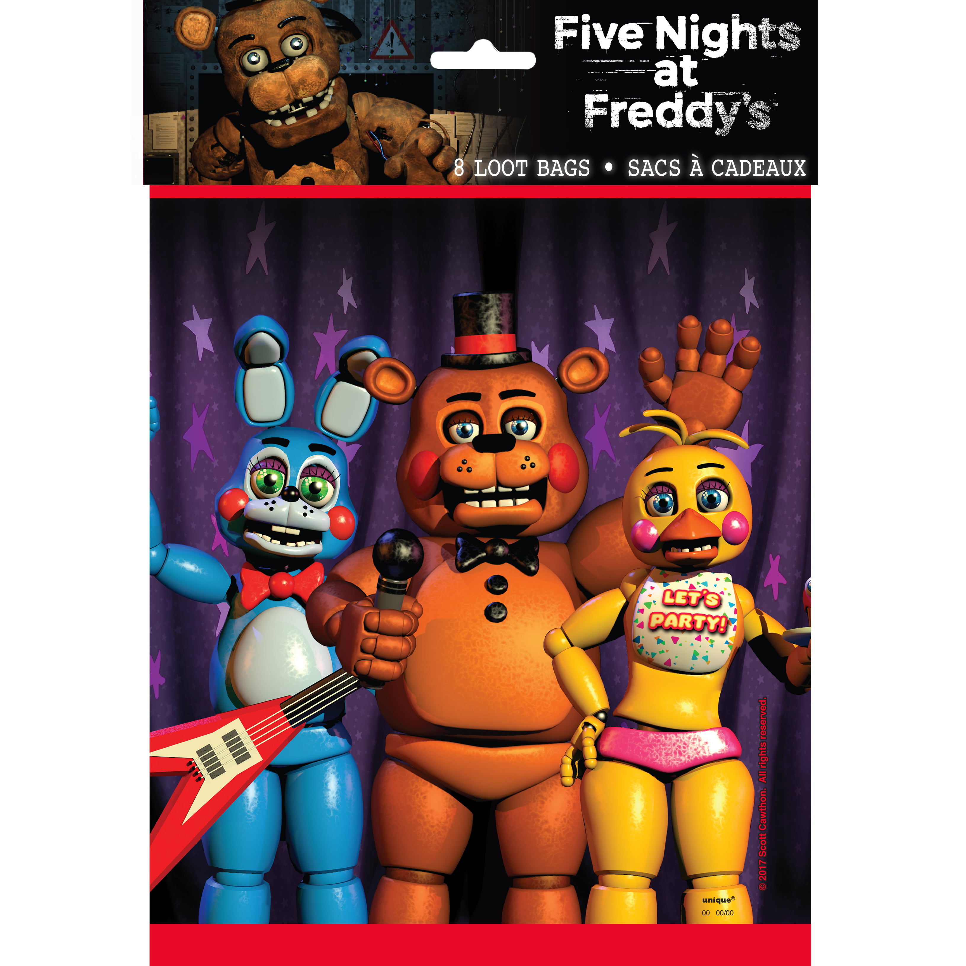 Five Nights at Freddy's DIY Favor Bag Template, Five Nights at Freddy's  Party Bags Printable, …