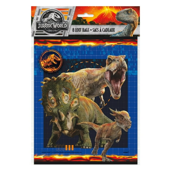 Unique Industries Assorted Colors Birthday Party Bags, 8 Count