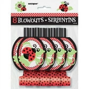 Unique Industries Assorted Colors Birthday Party Favors, 8 Count