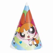 Unique Industries Assorted Colors Birthday Party Hats, 8 Count