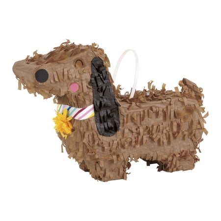 Unique Industries Assorted Colors Birthday Pinata, 8"x 7.5"