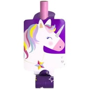 Unique Industries Assorted Colors Cocktail Party Noisemakers, 8 Count