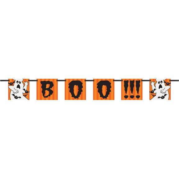 Unique Industries Assorted Colors Halloween Party Banner, 48" x 6"
