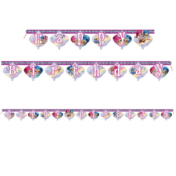 Unique Industries Assorted Colors Party Banner, 72" x 5"