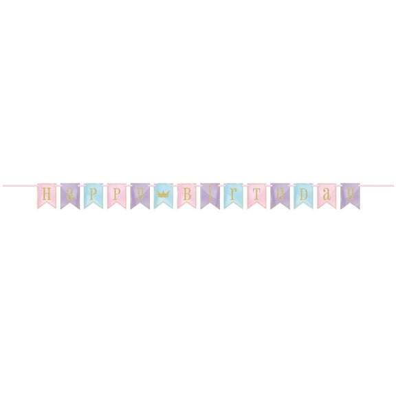 Unique Industries Assorted Colors Party Banner, 84" x 6"