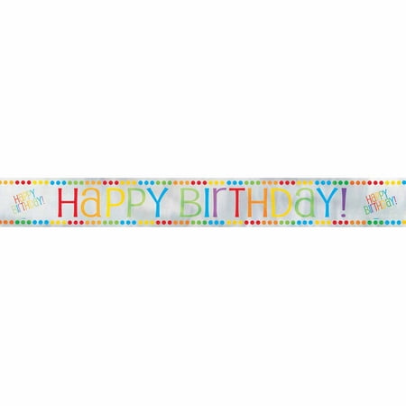 Unique Industries Assorted Colors Rainbow Party Banner, 144" x 5" price history and forecast - Unique Industries 47119