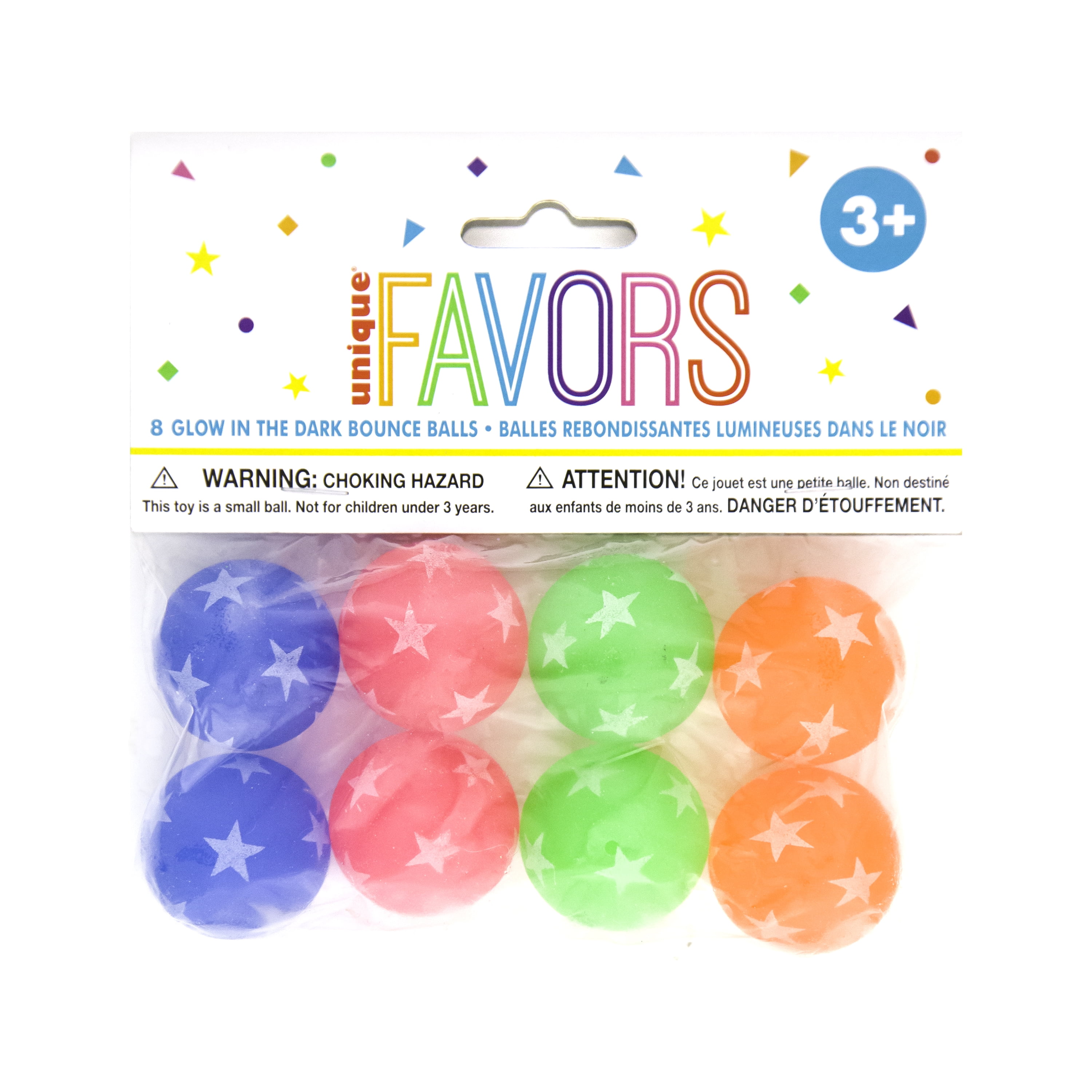 Unique Industries Assorted Colors Solid Print Birthday Party