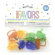 Unique Industries Assorted Colors Solid Print Birthday Party Favors, 8 Count