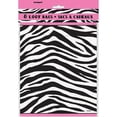 thumbnail image 1 of Unique Industries Assorted Colors Striped Birthday Party Bags, 8 Count, 1 of 2