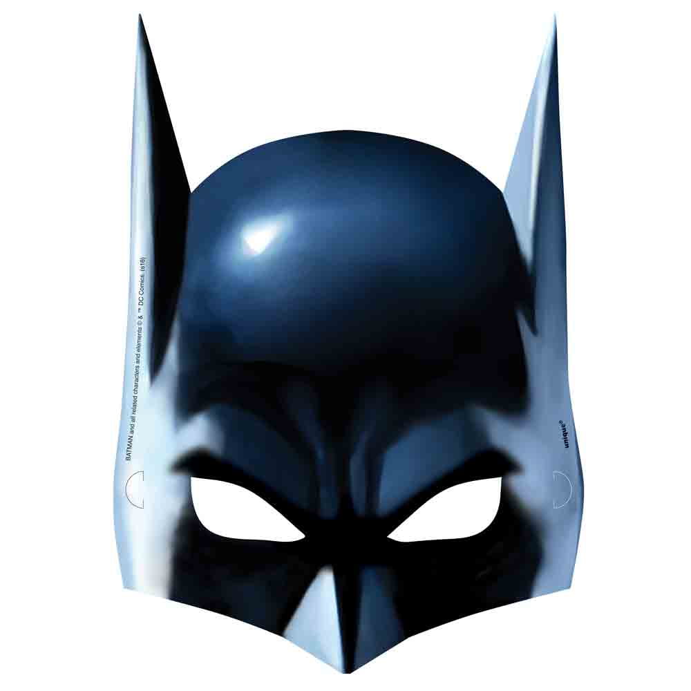 Unique Industries Batman Multi-color Cardstock Birthday Costume Mask ...