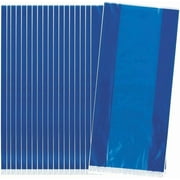 Unique Industries Blue Solid Print Birthday Party Bags, 30 Count
