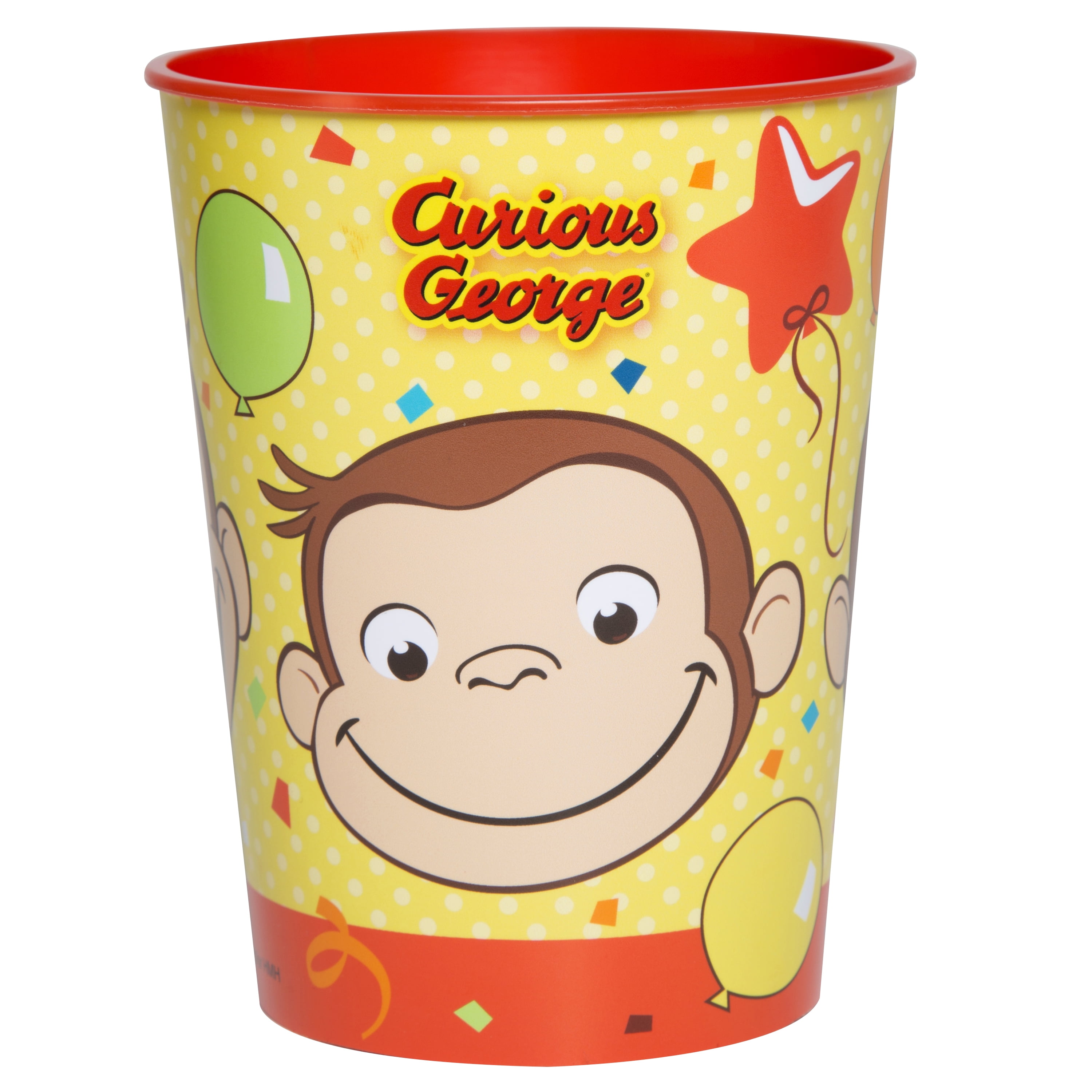 Unique Industries Curious George Plastic Cup, 16 oz, 1 Count