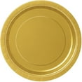 thumbnail image 1 of Unique Industries Gold Paper Plates, 9", 16 Count, 1 of 4