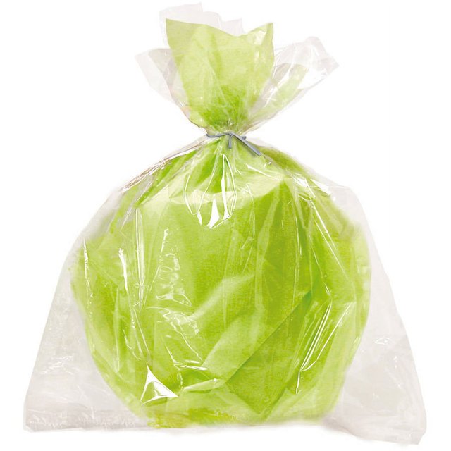 Unique Industries Green Solid Print Party Bags, 6 Count