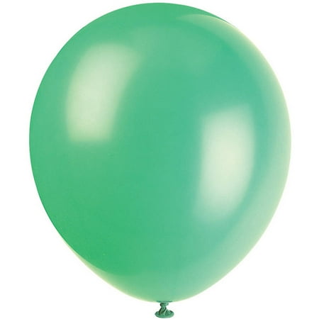 Latex Balloons, Emerald Green, 12in, 10ct
