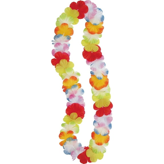 Unique Industries Luau Party Flower Lei Multi-color Party Lei, 42"