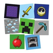 Unique Industries Minecraft Stickers, Multicolor, 10.05 x 1.00 x 1.00 Inches