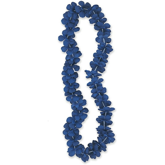 Unique Industries Navy Blue All Occasion Flower Lei, 40"