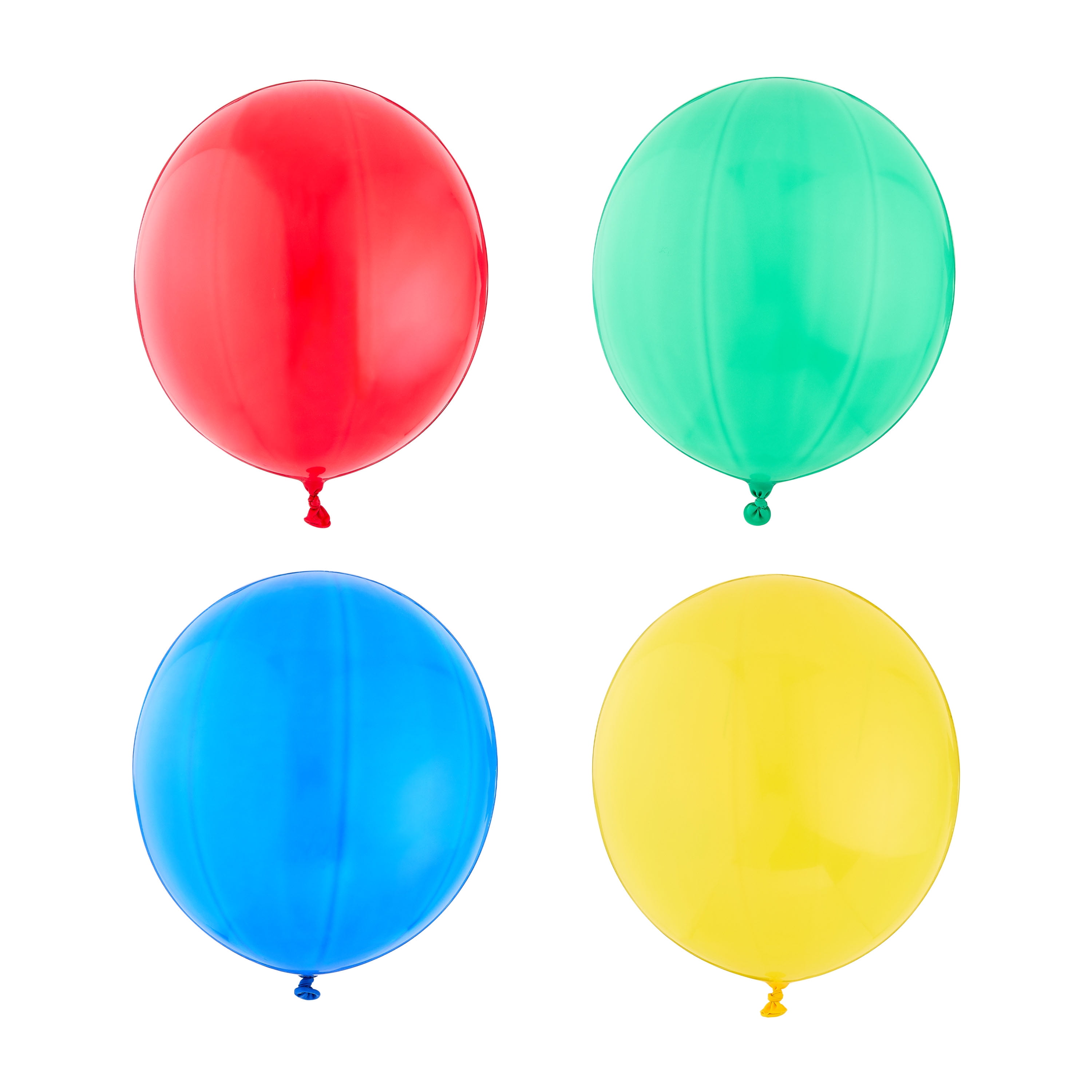 UNIQUE INDUSTRIES Assorted Colors Punch Balloons, 4 Count, by Way To Celebrate