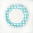 thumbnail image 1 of Unique Industries Polka Dots Disposable Paper Plates, "9", 8 Count, 1 of 2