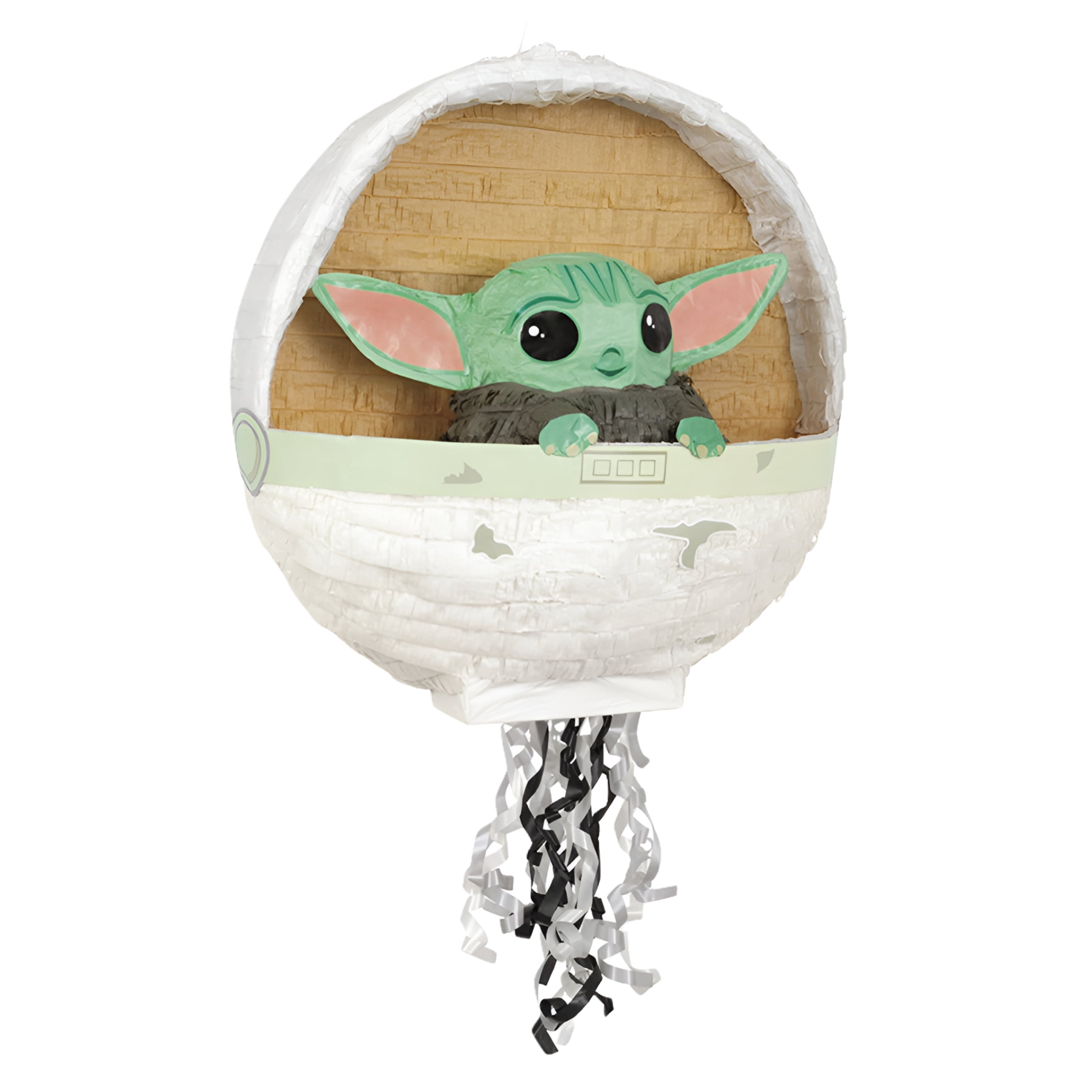 Unique Industries Pull String Star Wars The Child Baby Yoda Pinata, 17.5" x 17.5"