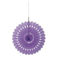 thumbnail image 1 of Unique Industries Purple 16" Flower Shaped Tissue Paper Hanging Pom Poms, 1 of 2