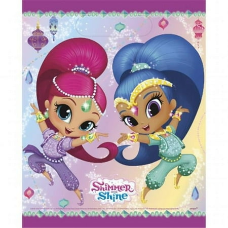 Unique Industries Shimmer Birthday Party Bags, 8 Count