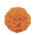 thumbnail image 1 of Unique Industries Orange 16" Asymmetrical Shaped Tissue Paper Hanging Pom Poms, 1 of 2