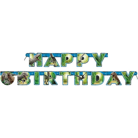 Unique Industries Tyrannosaurus Rex Party Banner, 72" x 4.75"