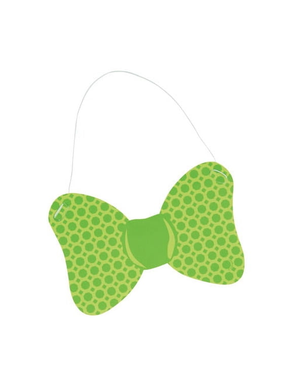 Unisex Bow Ties, 6-Piece, Green, Diamond