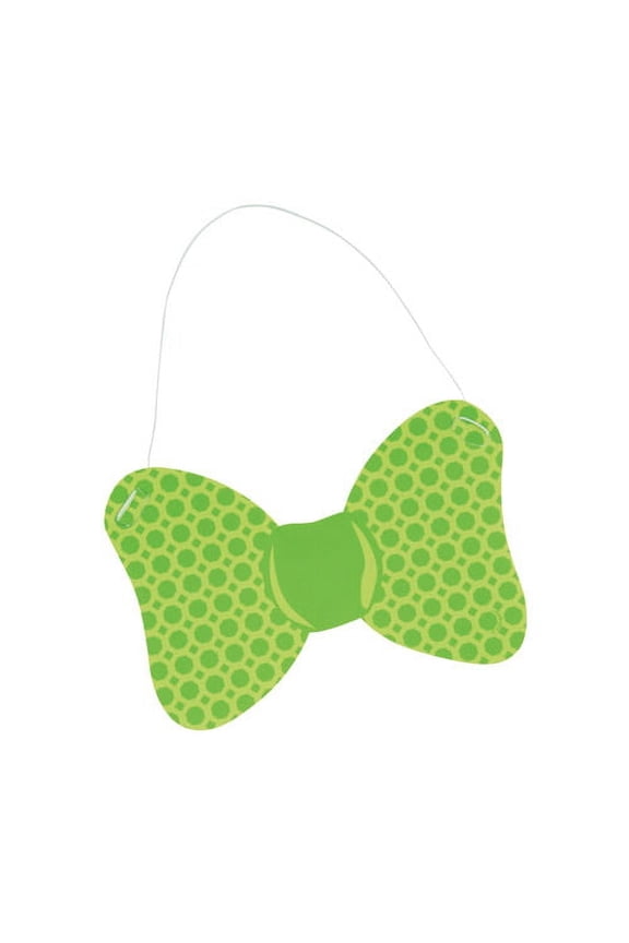 Unisex Bow Ties, 6-Piece, Green, Diamond