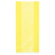 Unique Industries Yellow Solid Print Birthday Party Bags, 30 Count