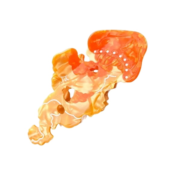 Unique Jellyfish Designs Acetate Hair Claw Clip Hairpieces For Stylish Hairstyle