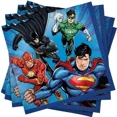 thumbnail image 1 of Unique Justice League Paper Beverage Napkins 16 Ct Multicolor One Size, 1 of 2
