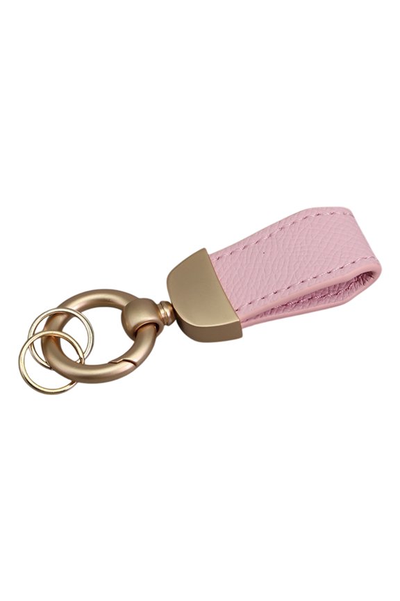 Unique Key Rings Fashionable Key Holder PU Texture Suitable for Men and Women