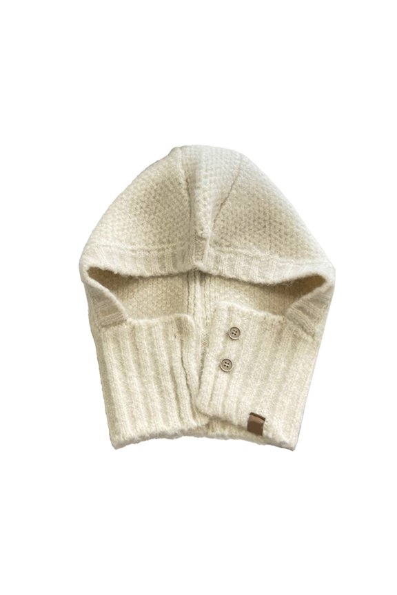 Unique Knit Hat Hooded Hat Pullover Casual Streetwear Caps Photo Props Women Men Breathable Knit Hat