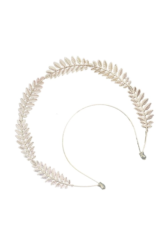 Unique Laurel Leaf Crown Headband Wheat Ear Designs for Bride Wedding Hairpiece