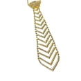 thumbnail image 1 of Unique Layers Rhinestones Tie Necklace Uniform Suit Tie Uniform Tie Encrusted Rhinestones Long Necklace, 1 of 6