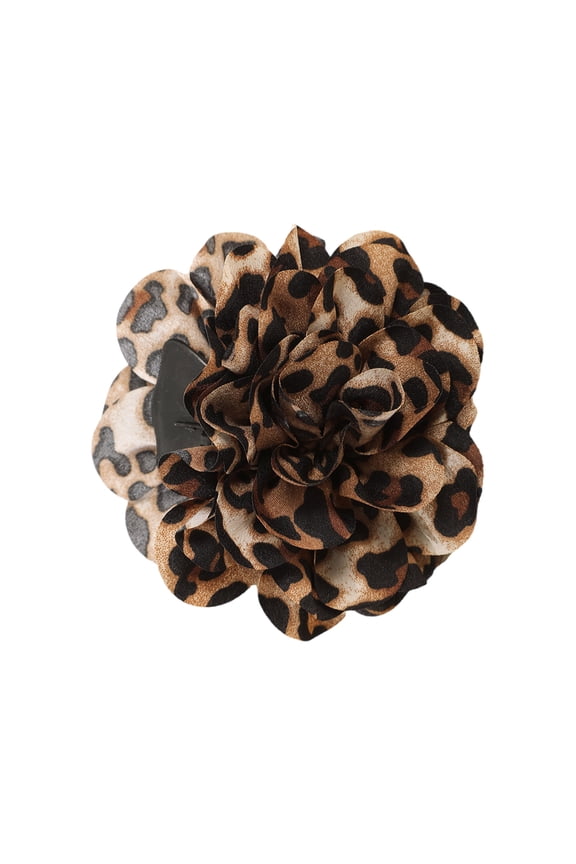 Unique Leopards Patterned Hair Clip Adjustable Size for Easy Styling Adjustable Hair Clamp Adds Charm to Any Hairstyle