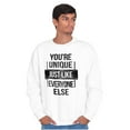 thumbnail image 1 of Unique Like Everyone Else Funny Sweatshirt for Men or Women Brisco Brands X, 1 of 6