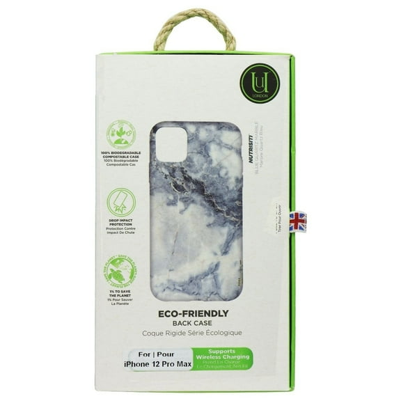 Pre-Owned Unique London Back Case for iPhone 12 Pro Max - White Marble