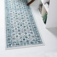 thumbnail image 1 of Unique Loom Aarhus Collection Area Rug - Floral (2' 7" x 10' Runner Ivory/Black), 1 of 7