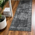thumbnail image 1 of Unique Loom Aarhus Collection Area Rug - Traditional (2' 7" x 10' Runner Dark Gray/Gray), 1 of 7