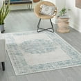 thumbnail image 1 of Unique Loom Aarhus Collection Area Rug - Traditional (7' 10" x 10' Rectangle Cream/Blue), 1 of 7