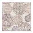thumbnail image 1 of Unique Loom Aberdeen Collection Area Rug - Chatsworth (5' 3" Square Violet/Ivory), 1 of 12
