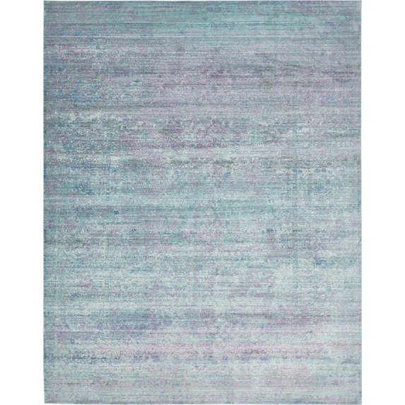 Unique Loom Abstract Traditional Area Rugs, Blue