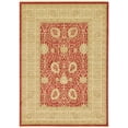 thumbnail image 1 of Unique Loom Adel Edinburgh Rug Red/Brown 8' x 11' 2" Rectangle Floral Traditional Perfect For Living Room Bed Room Dining Room Office, 1 of 9